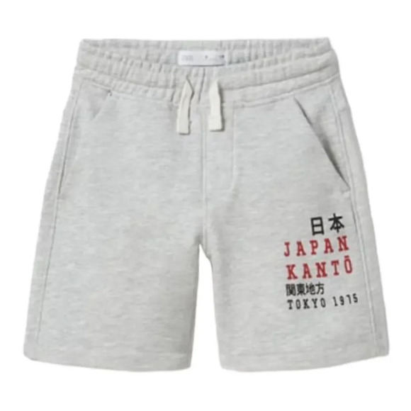 ZARA Kids | Gray | PLUSH JOGGING SHORTS - Picture 2 of 7